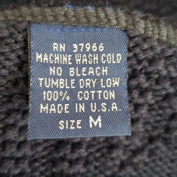 VTG Allen Solly Pro Tour Cardigan Sweater Mens Med V Neck Argyle Golf Oversized - Picture 6 of 6